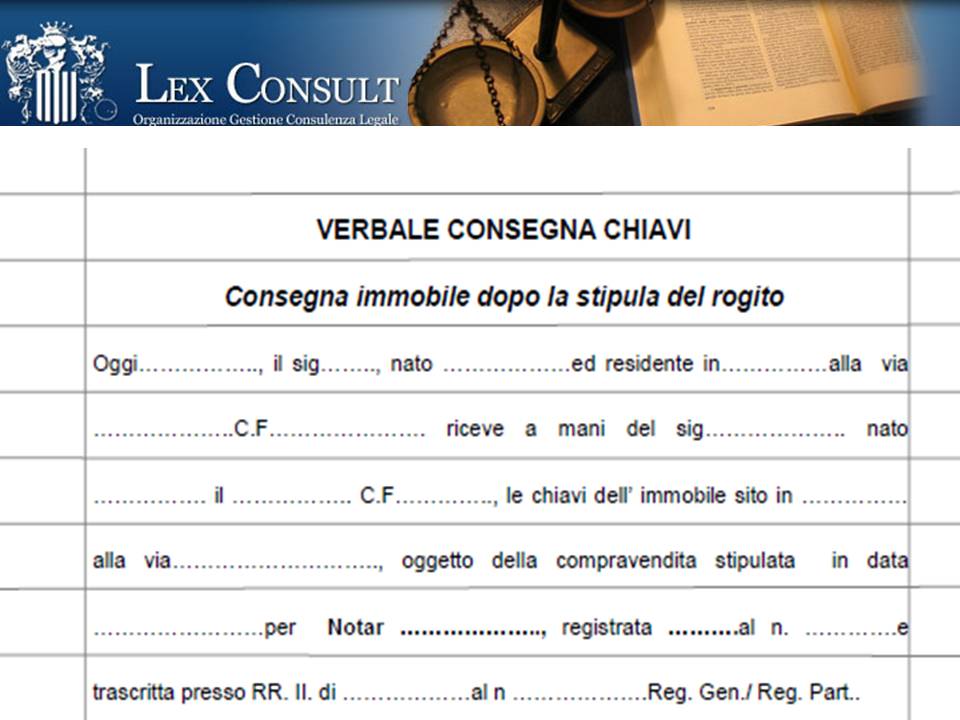 Lex consult srl Stipula mutuo e rogito